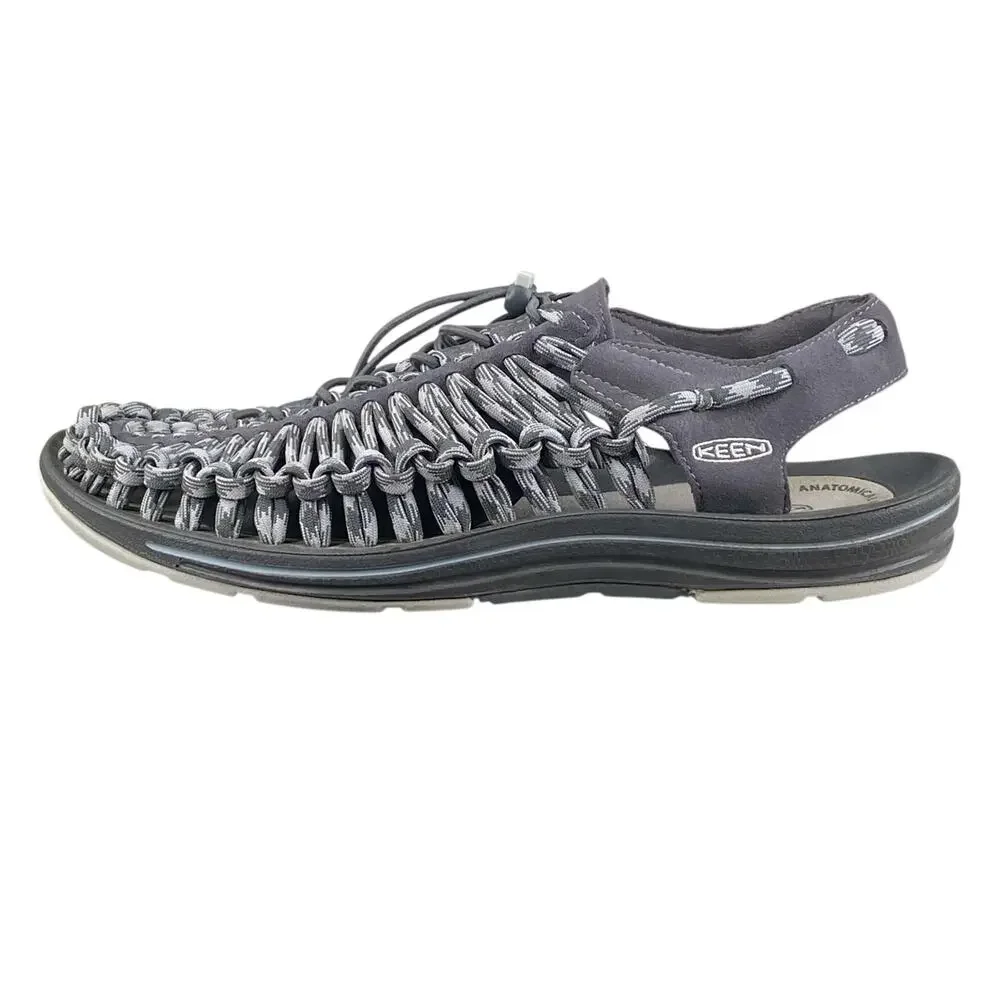 Keen Mens Uneek Grey Trail Hiking Sandal Size US 10
